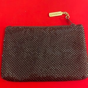 WHITING & DAVIS ZIPPERED POUCH